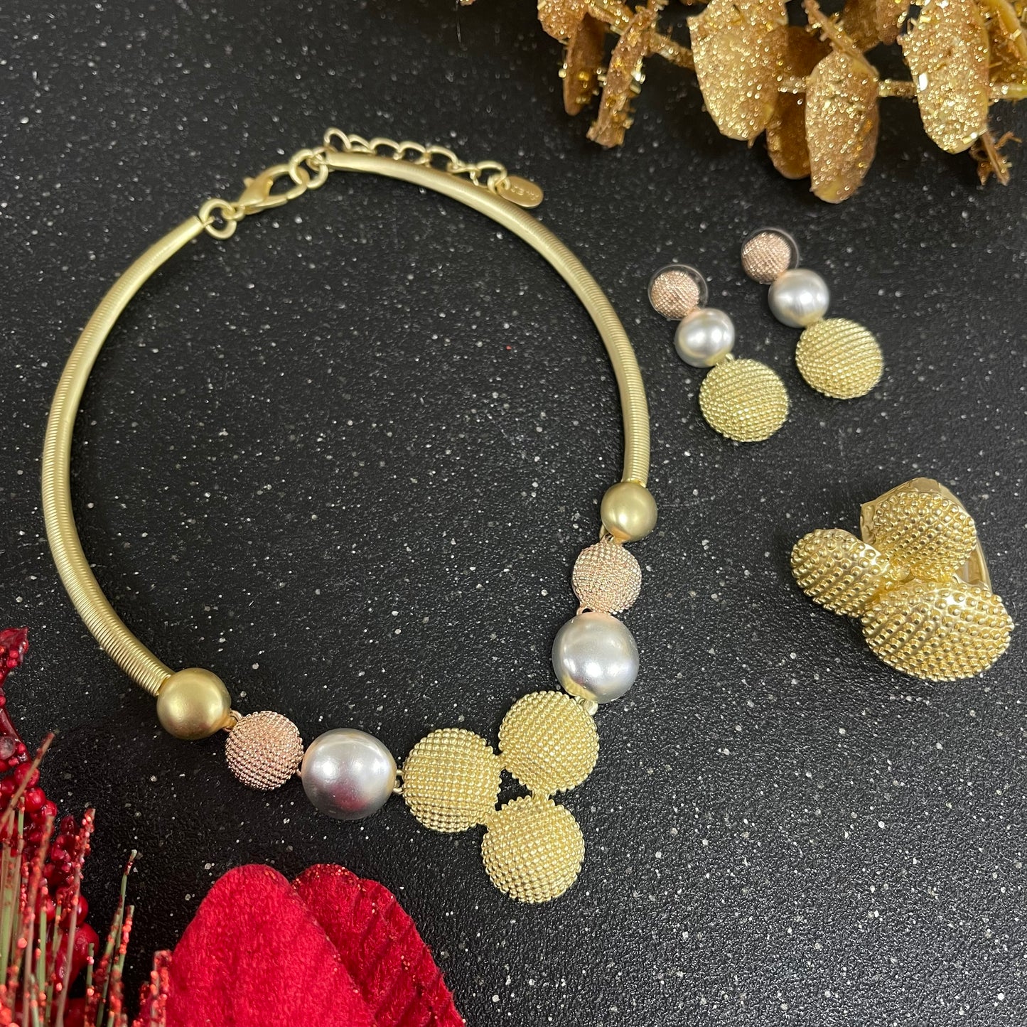 Three tones Necklace