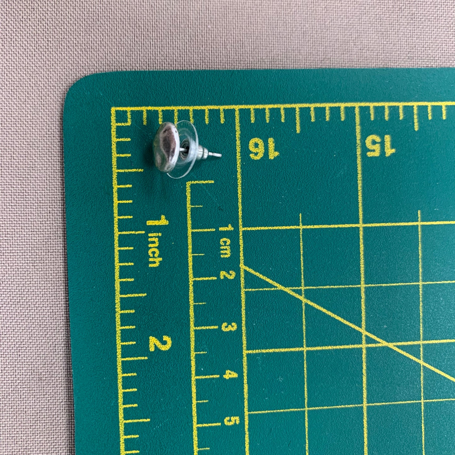 Small Studs Silver Earring Matte