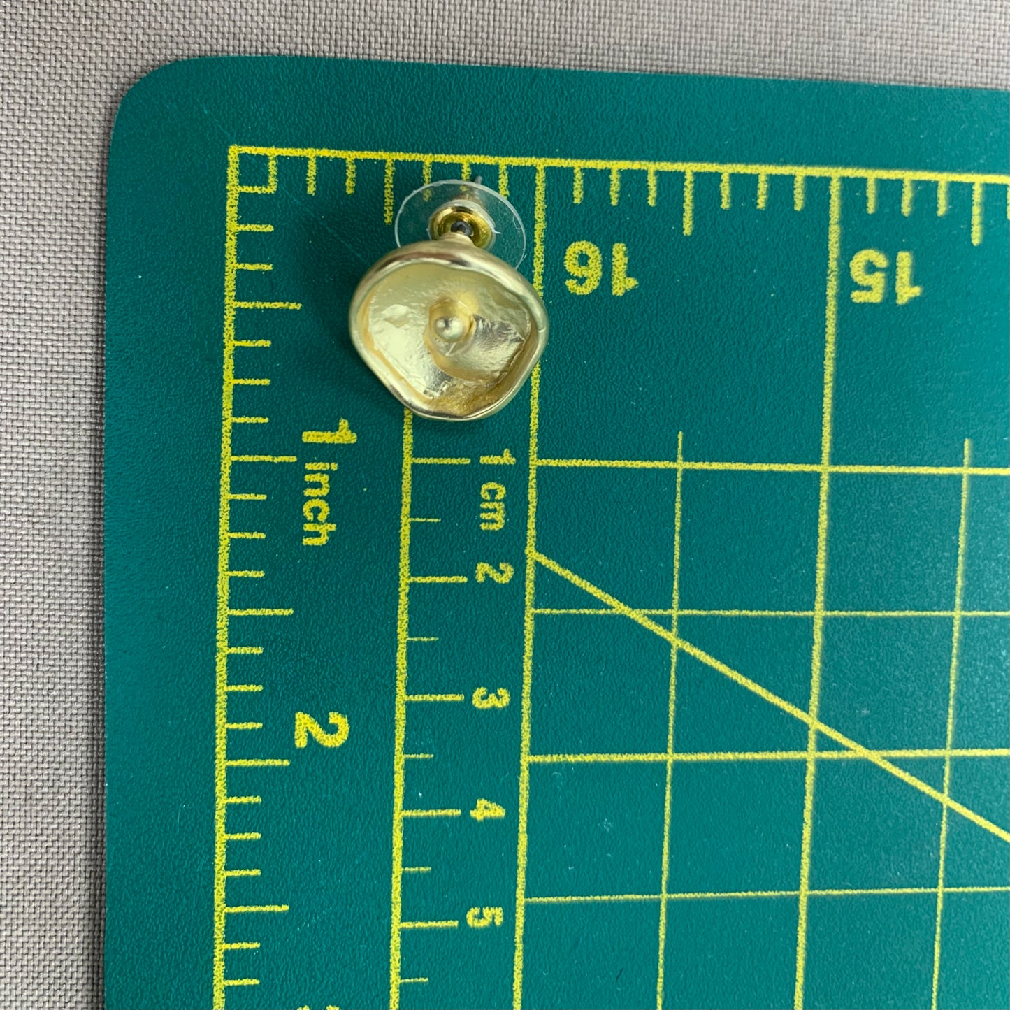 Gold Flower Earrings