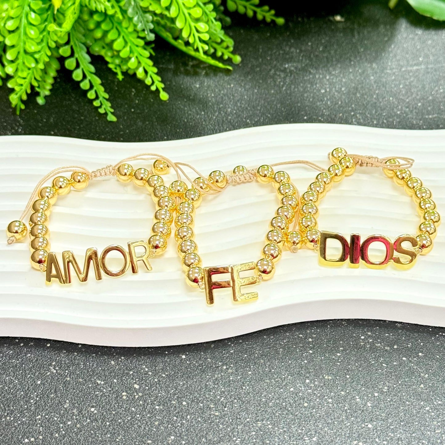 Gold Religious Bracelet