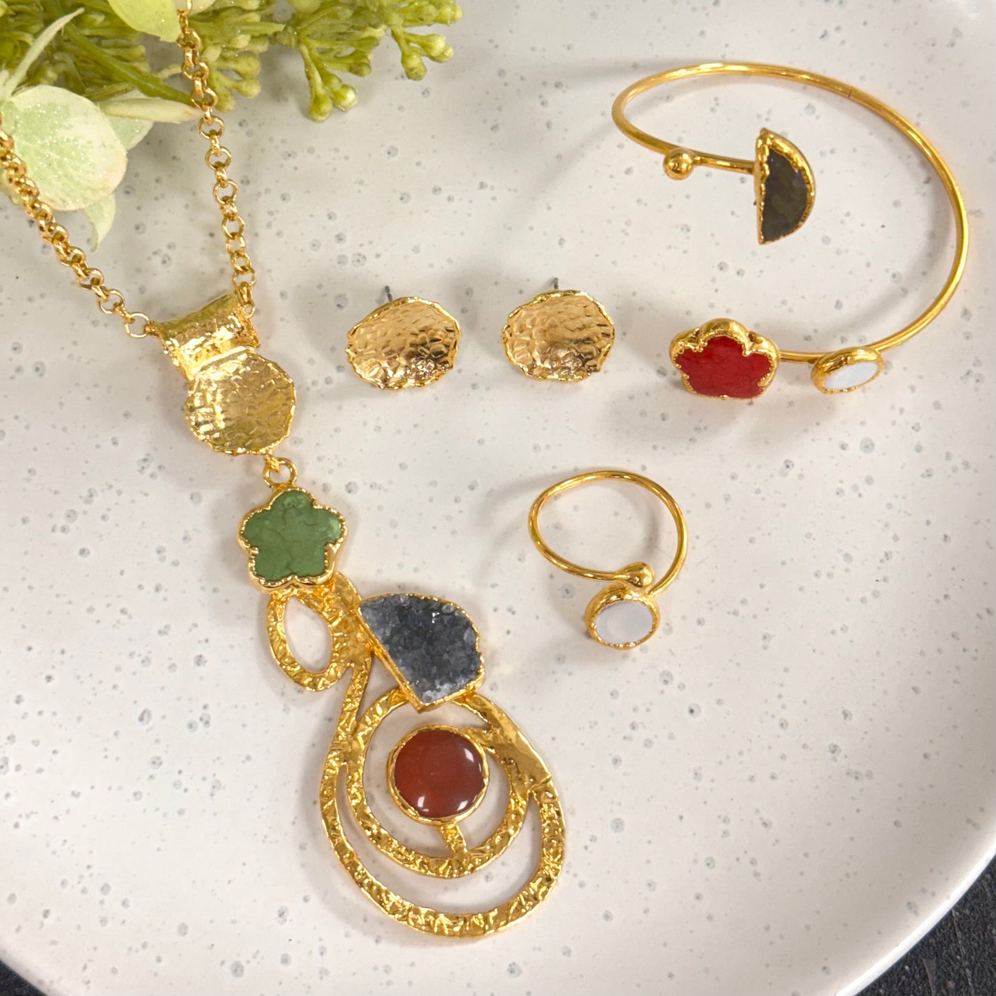 Mix Natural Stones 4pcs Set