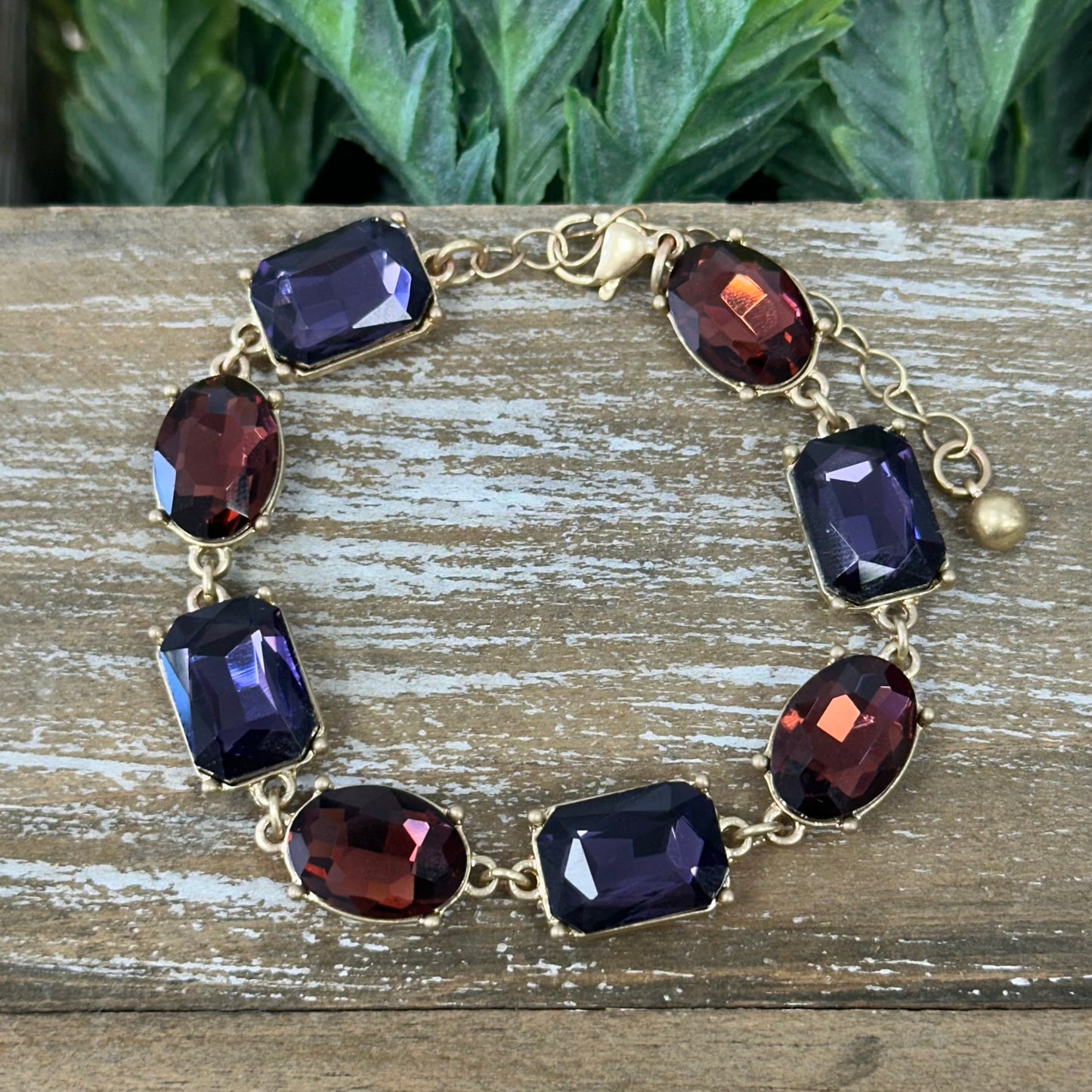Bracelet With Purple Stones