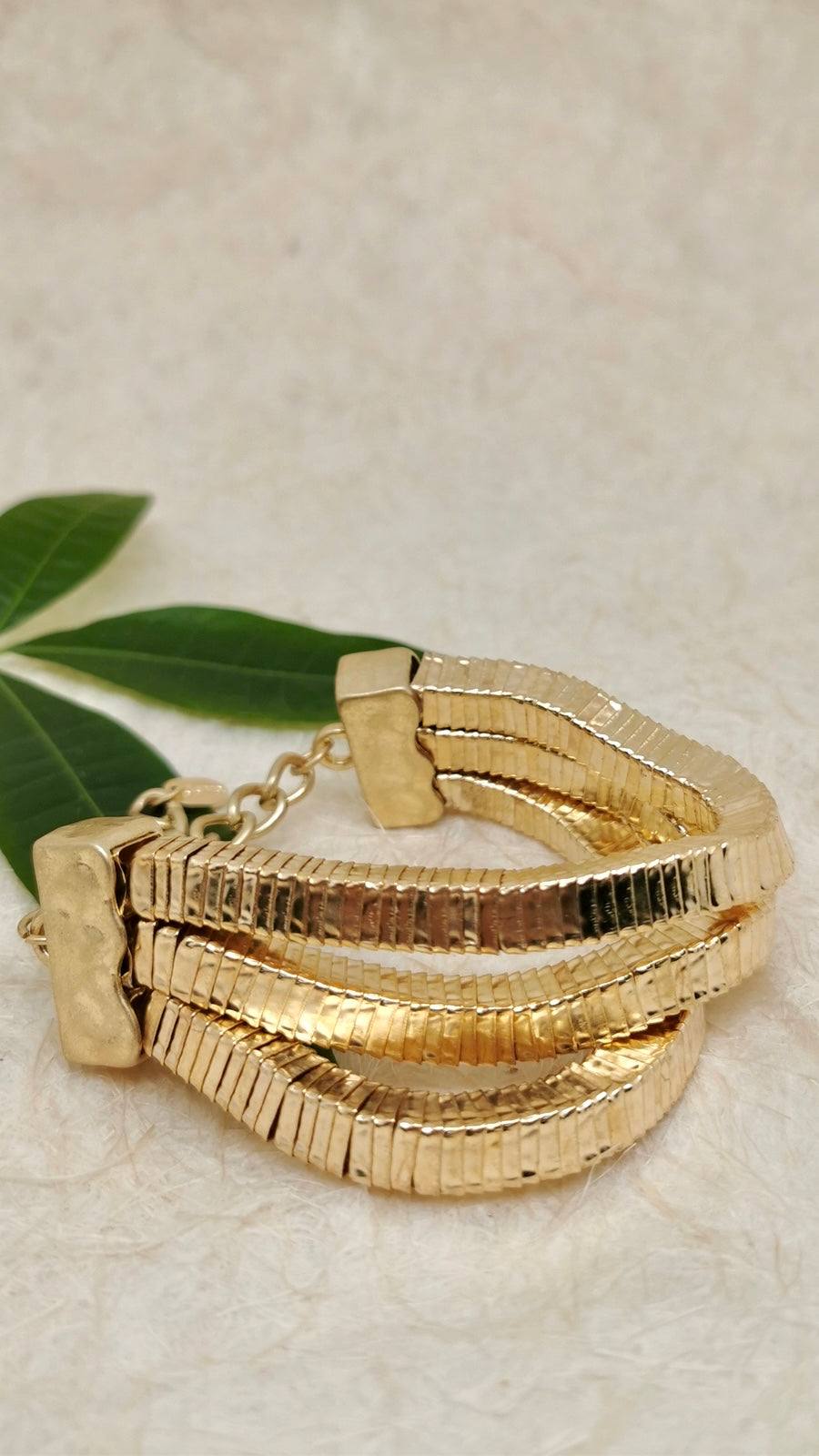 Mosaic Gold Bracelet