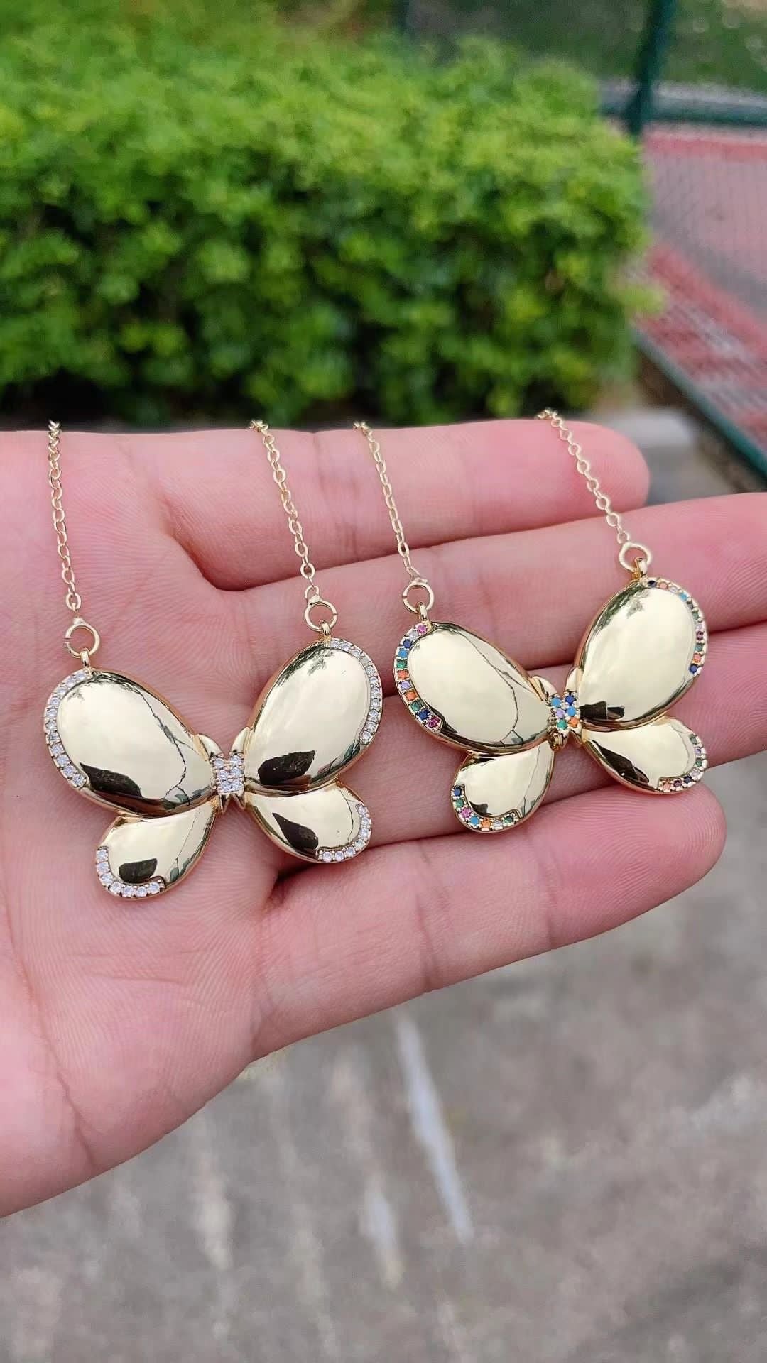 Butterfly Quartz Necklace