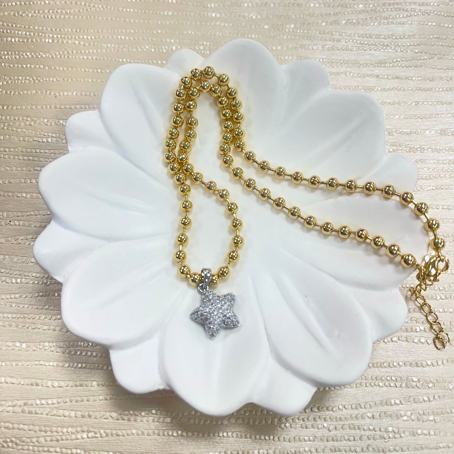 Star Quartz Beads Necklace