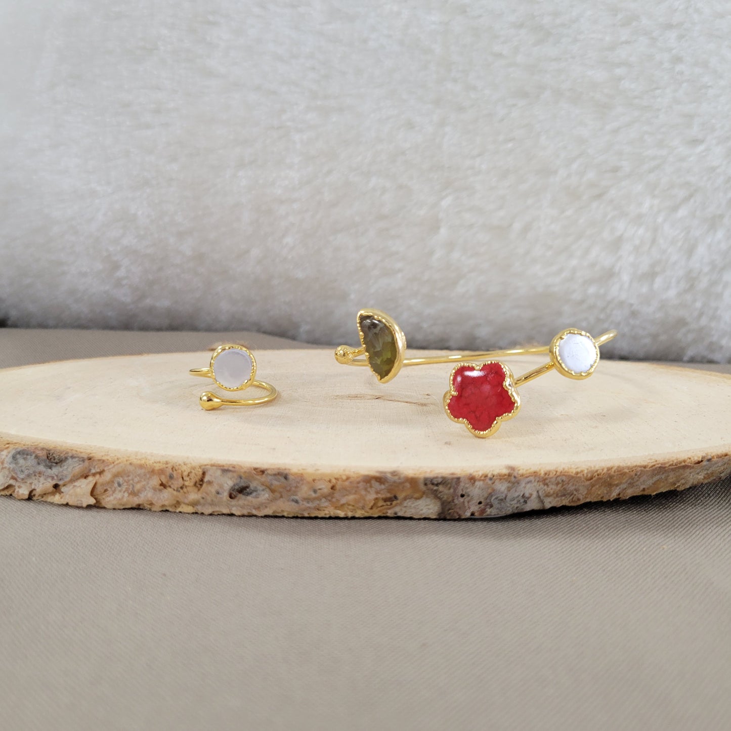 Mix colors clover 2pcs set