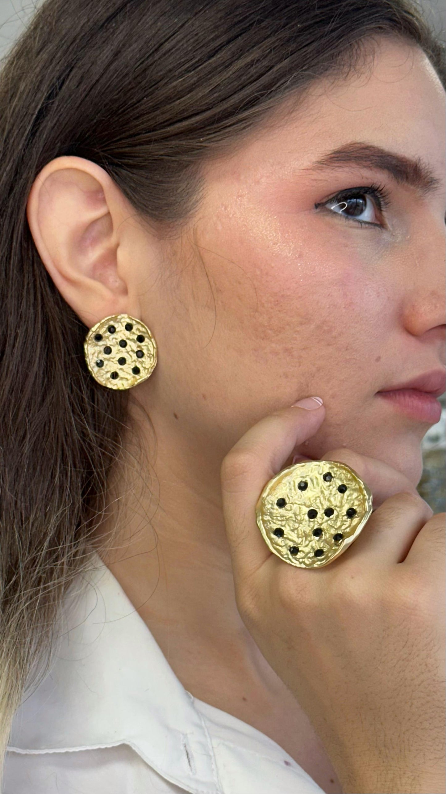 Hammered Black 2 pcs Sets