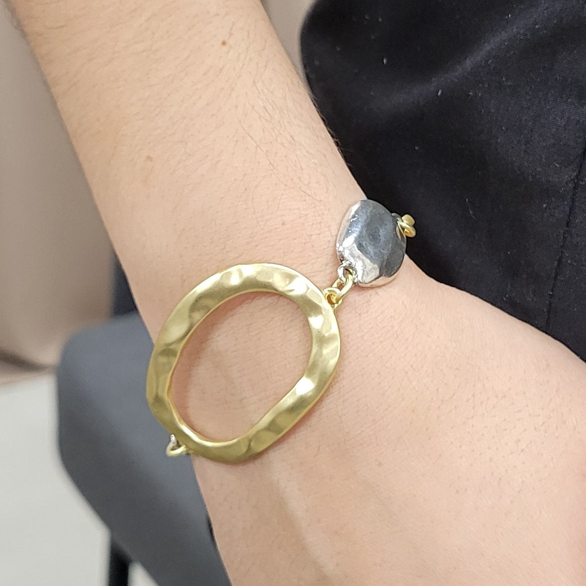 Circles Two Tone Bracelet