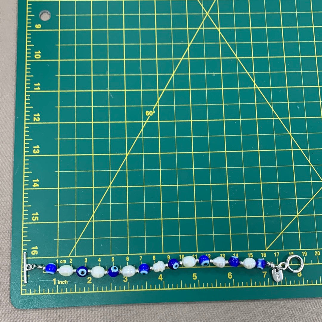 Evil Eye Bracelet Silver