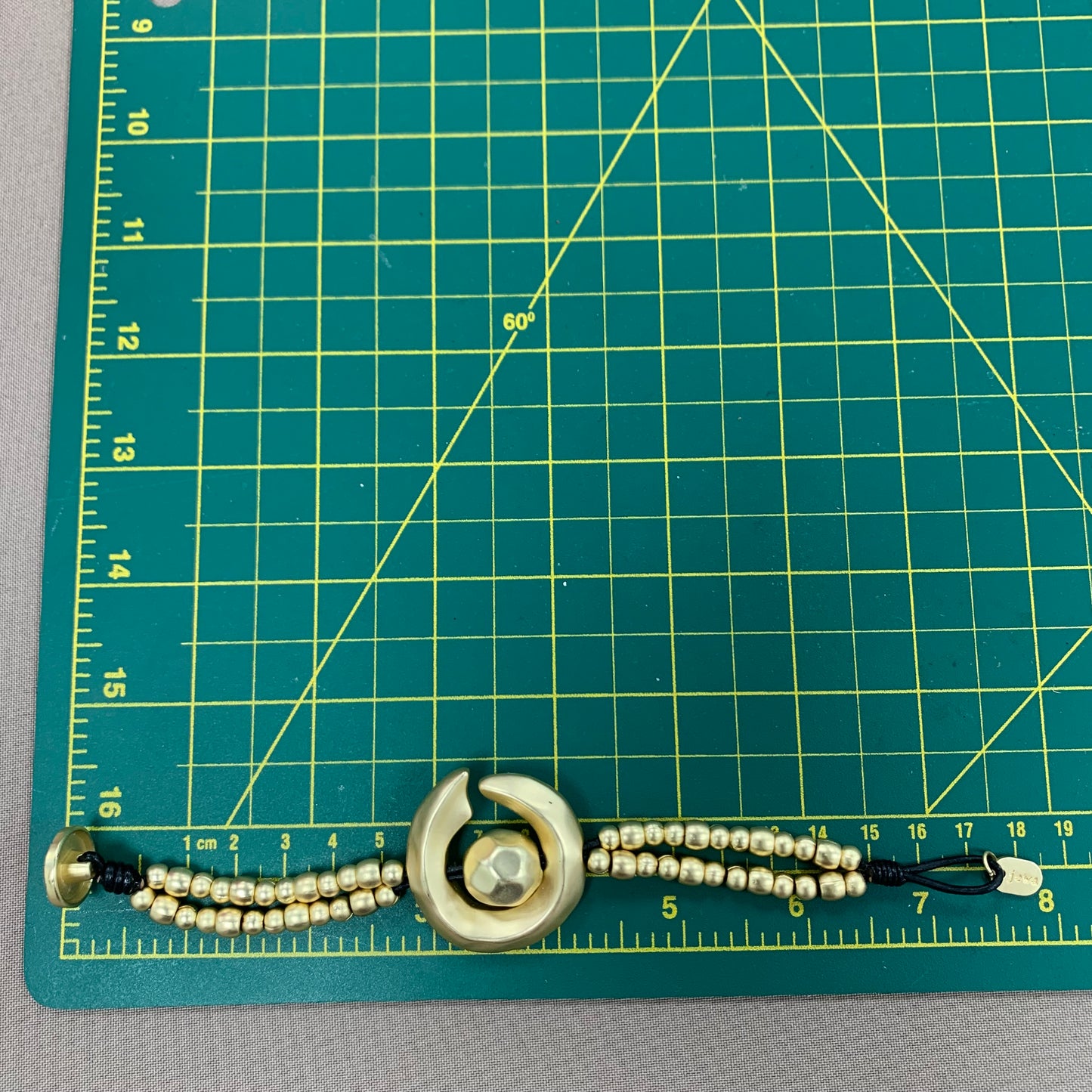 Half Moon With Ball Gold Bracelet