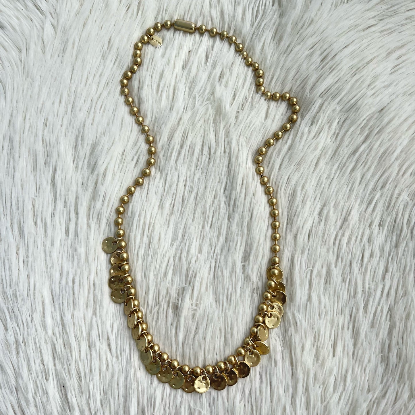 Stamp Gold Necklace