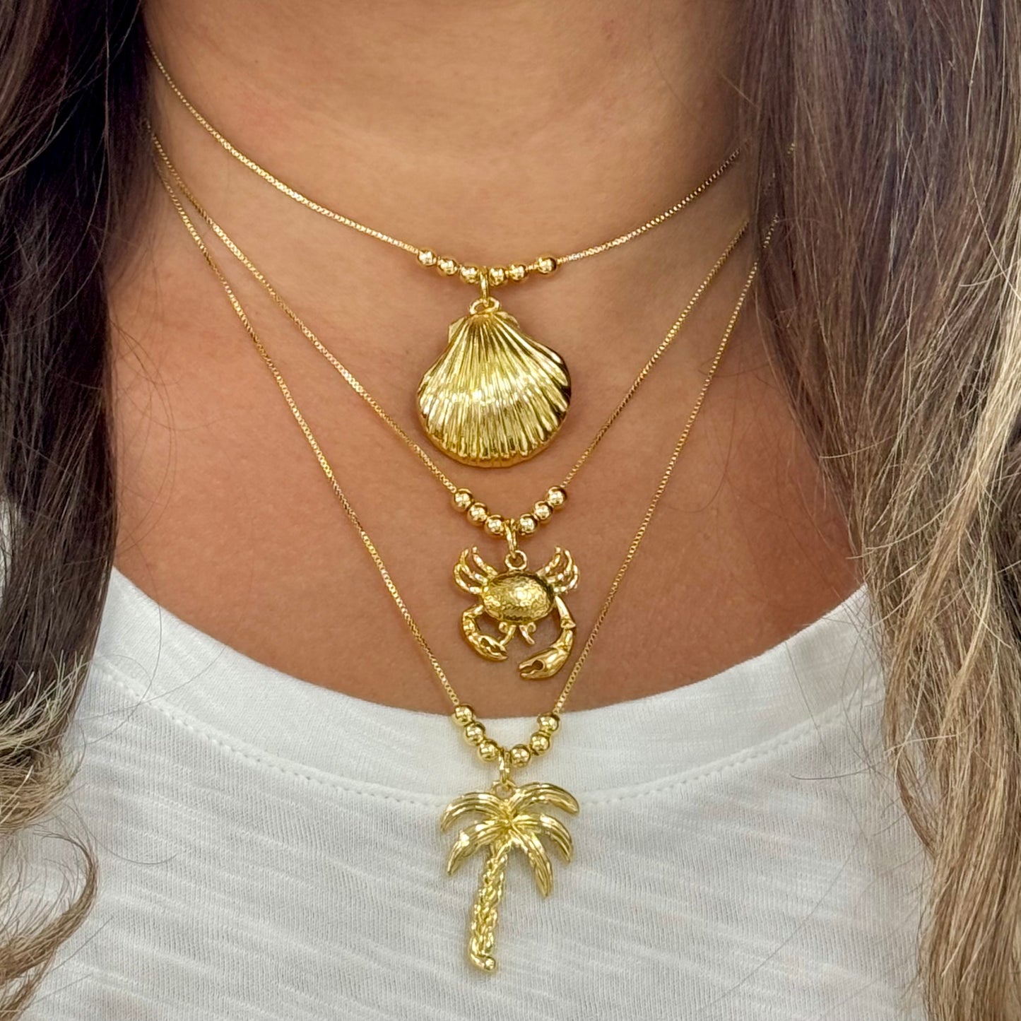 Shell Charm Necklace