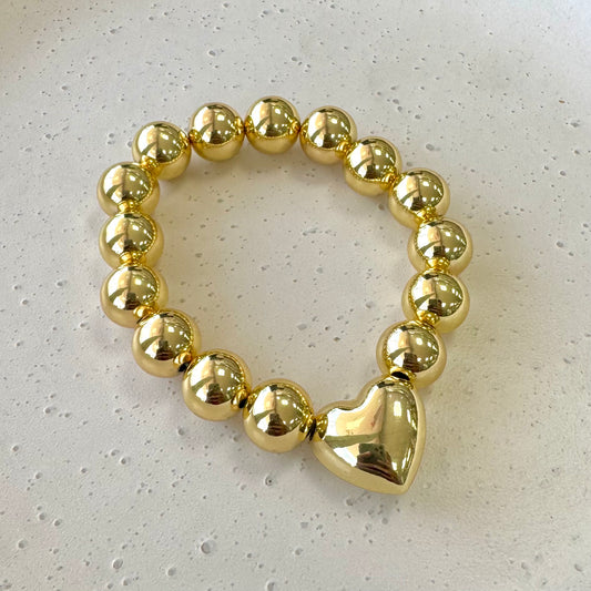 Big Balls Heart Bracelet