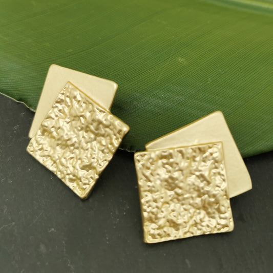 Mid double Square Gold