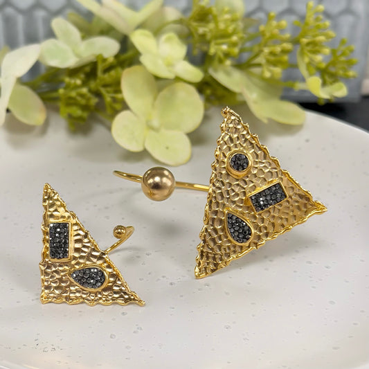 Grey Swarovski 2pcs Set