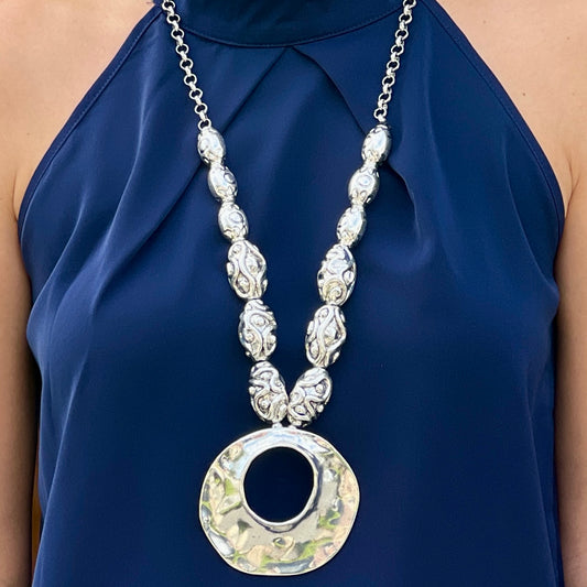 Chic Silver Necklace