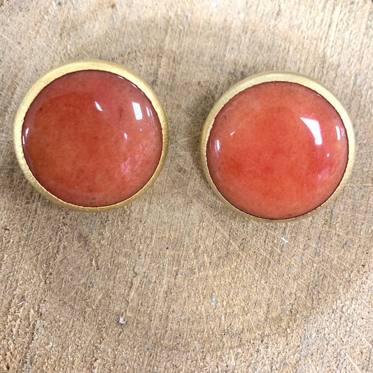 Orange Agate Earrings