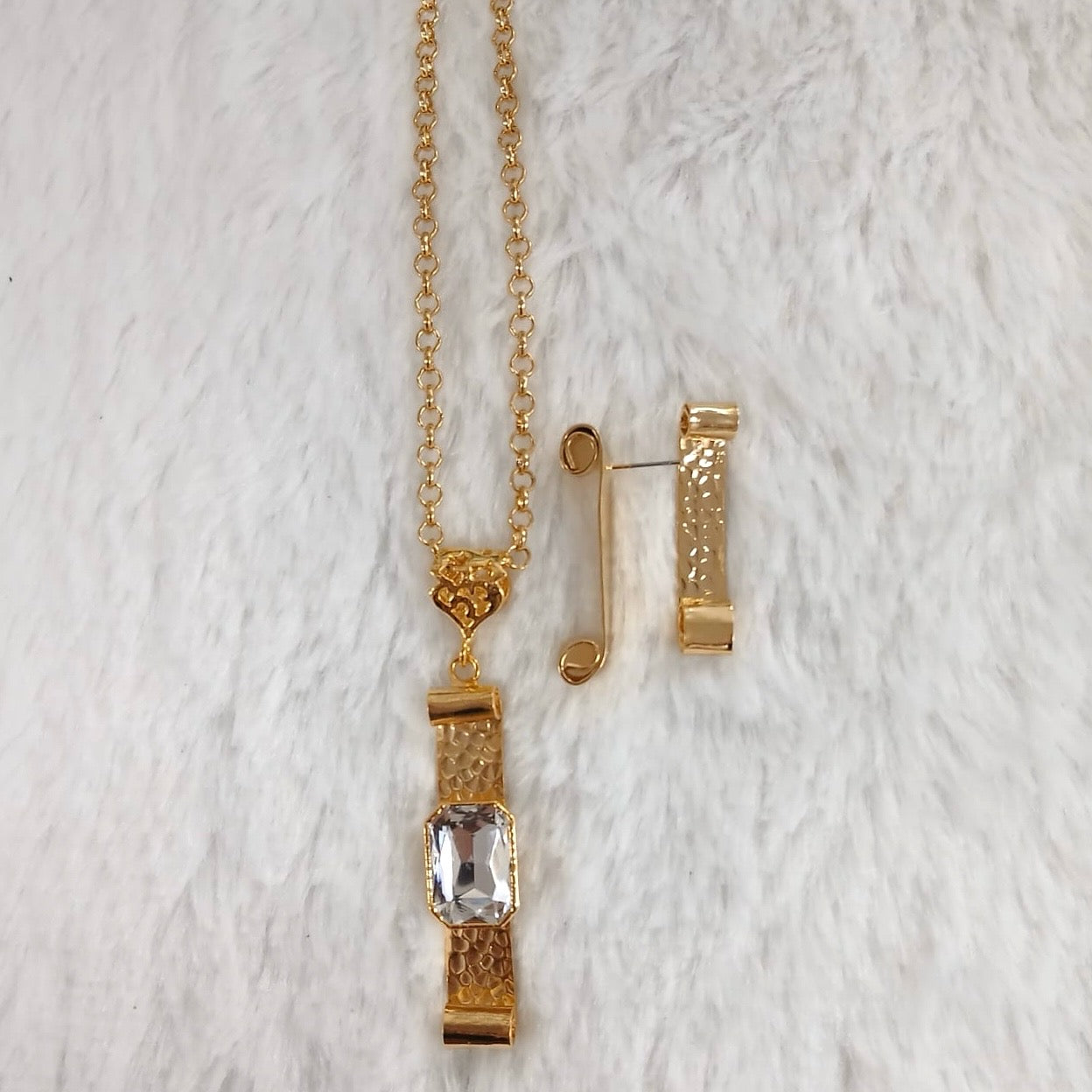 Clear Crystal 2pcs Set