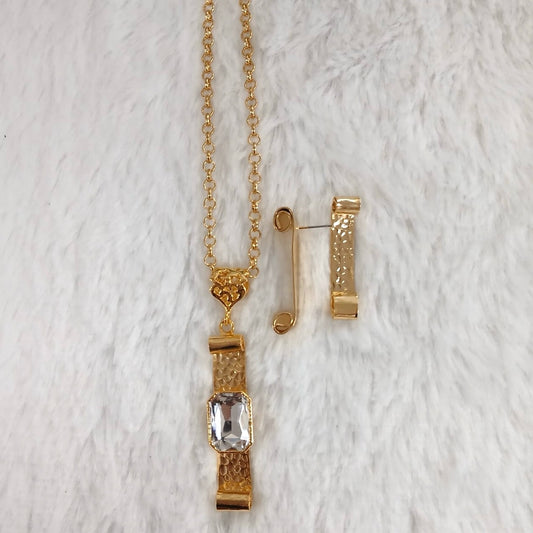 Clear Crystal 2pcs Set