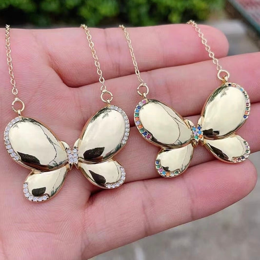 Butterfly Quartz Necklace