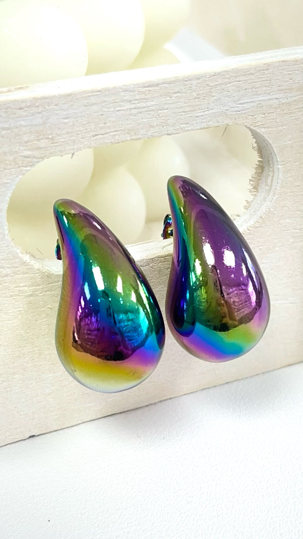 Big Litmus Drops Earrings