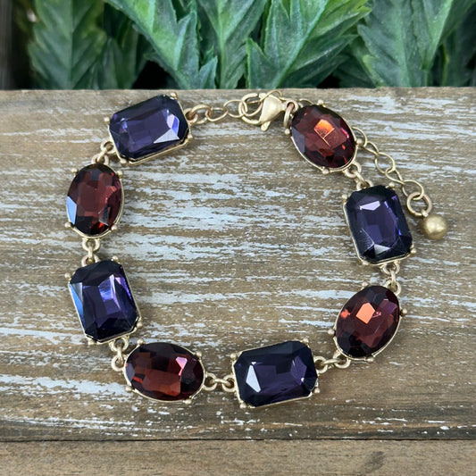 Bracelet With Purple Stones