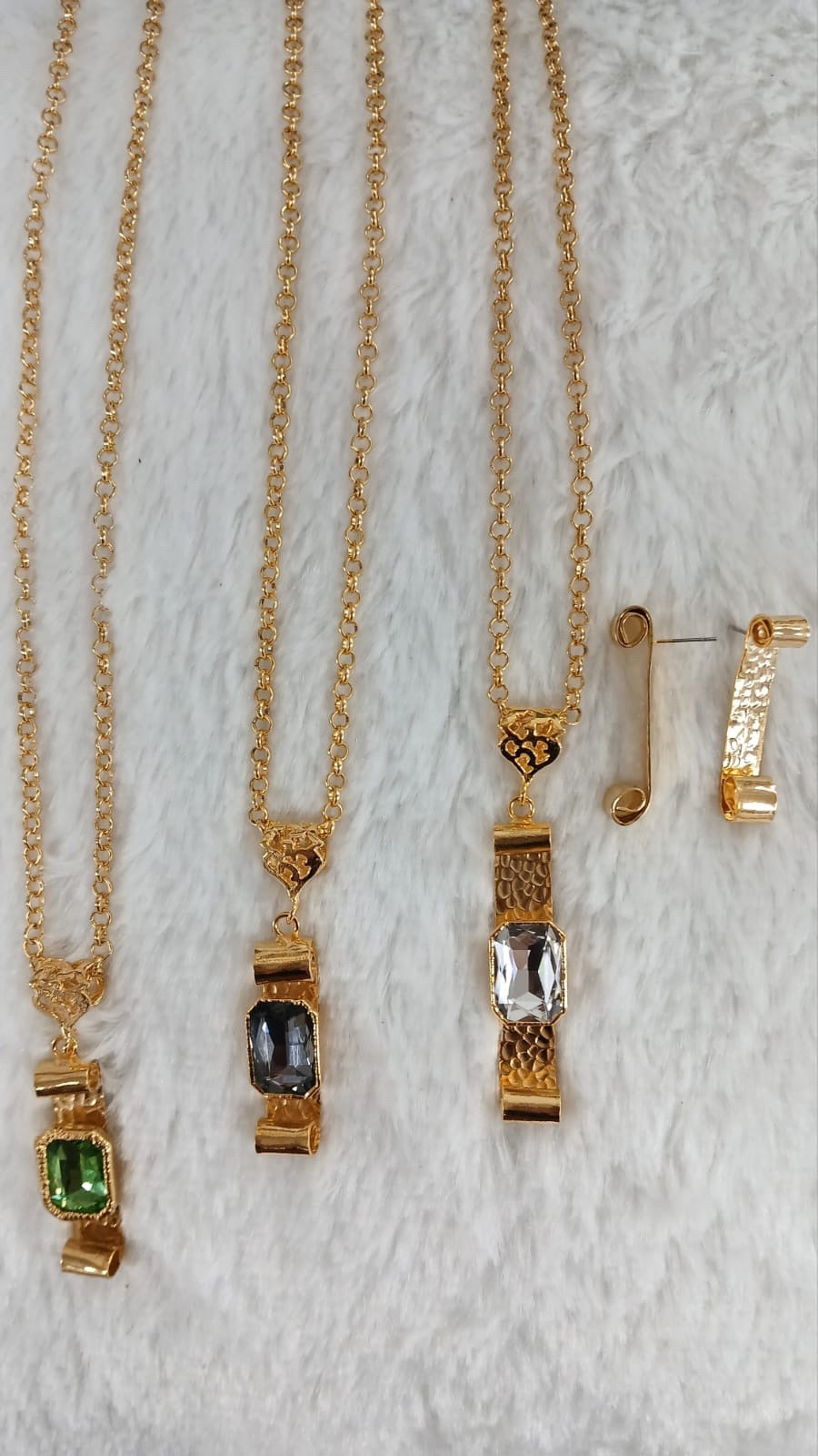 Gray Crystal 2pcs Set