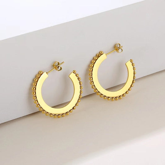 Multi Points Hoop Earring