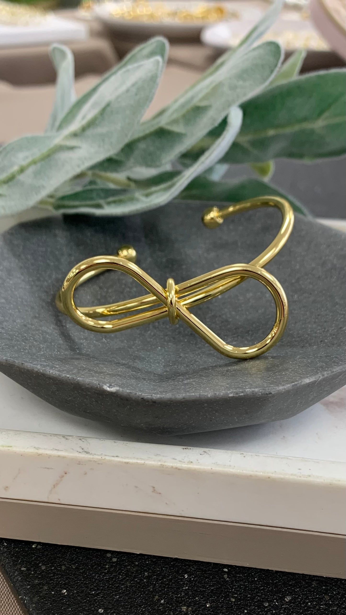 Trendy Bow Cuff Bracelet