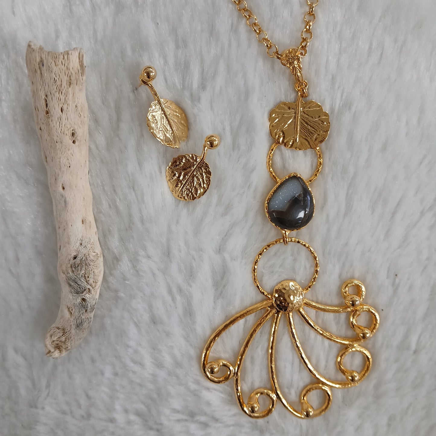 Dark Gray Natural Color 2pcs Set