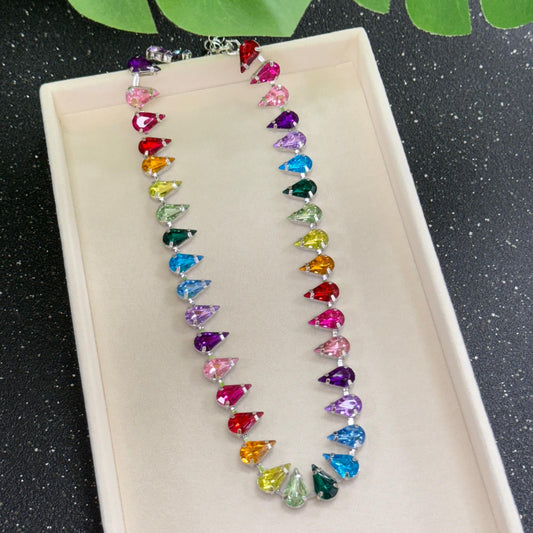 Quartz Colors Drops Necklace