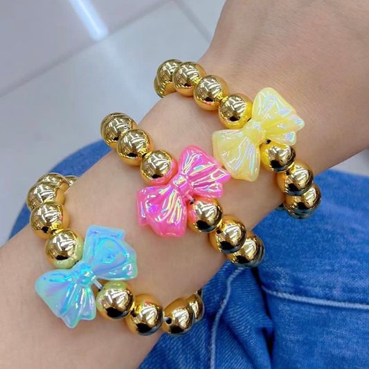 Gold Bracelet With Bow