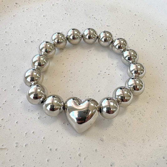 Big Balls Heart Bracelet