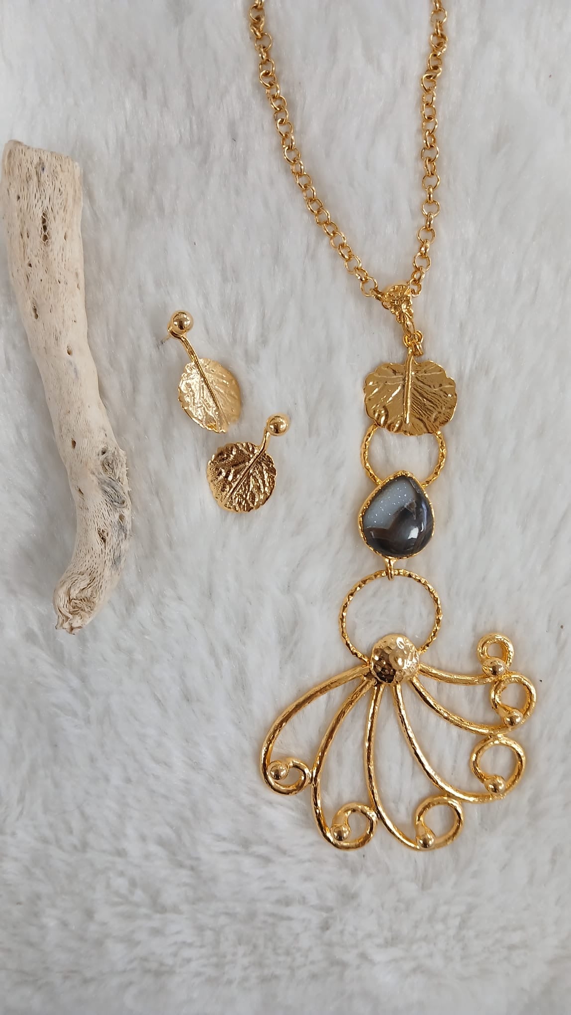 Dark Gray Natural Color 2pcs Set