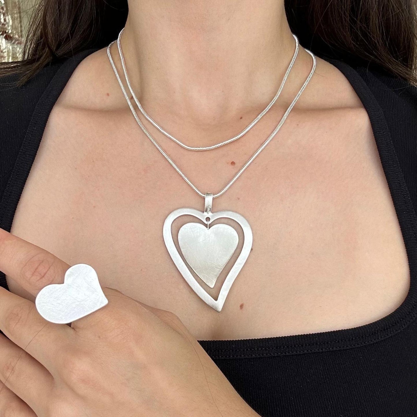 Silver Heart Necklace