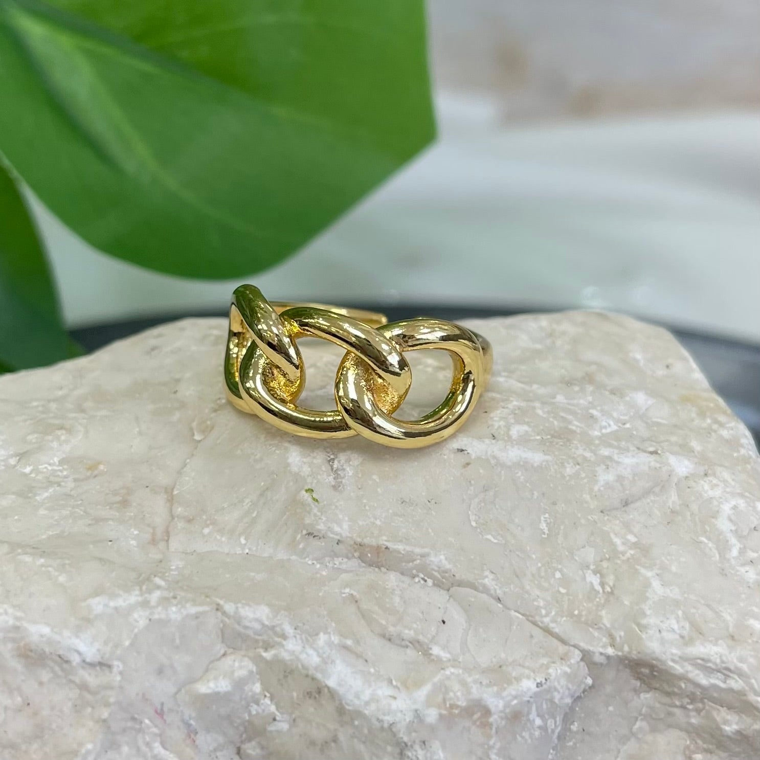 Golden Rings With Chain Gold Ring Chain – Narofficial