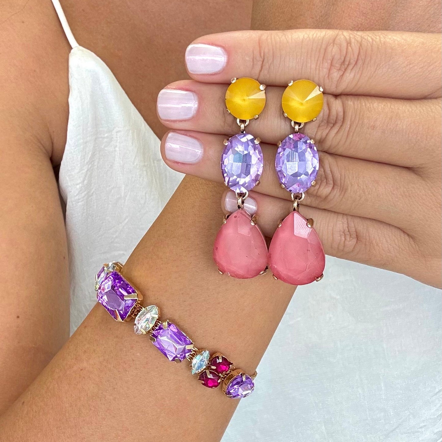 Crystal Pink and Lilac Set