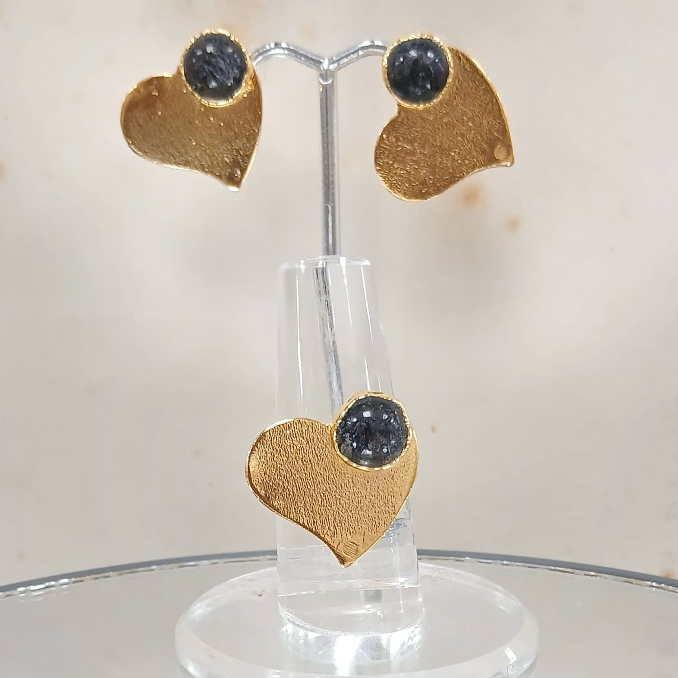 Black Heart 2pcs Set