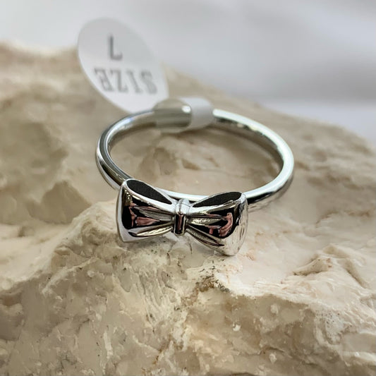Bow Silver Ring