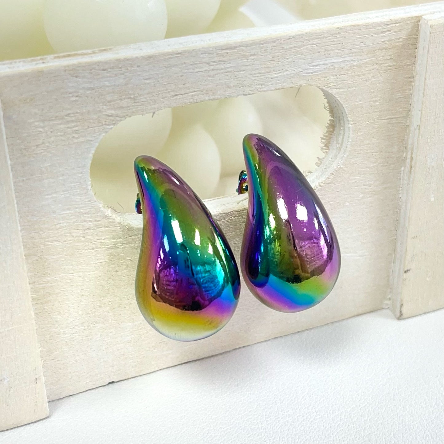 Big Litmus Drops Earrings