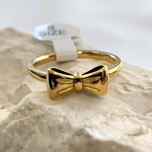 Bow Gold Ring