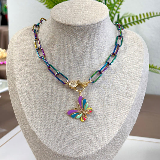 Litmus Chain With Colors butterfly