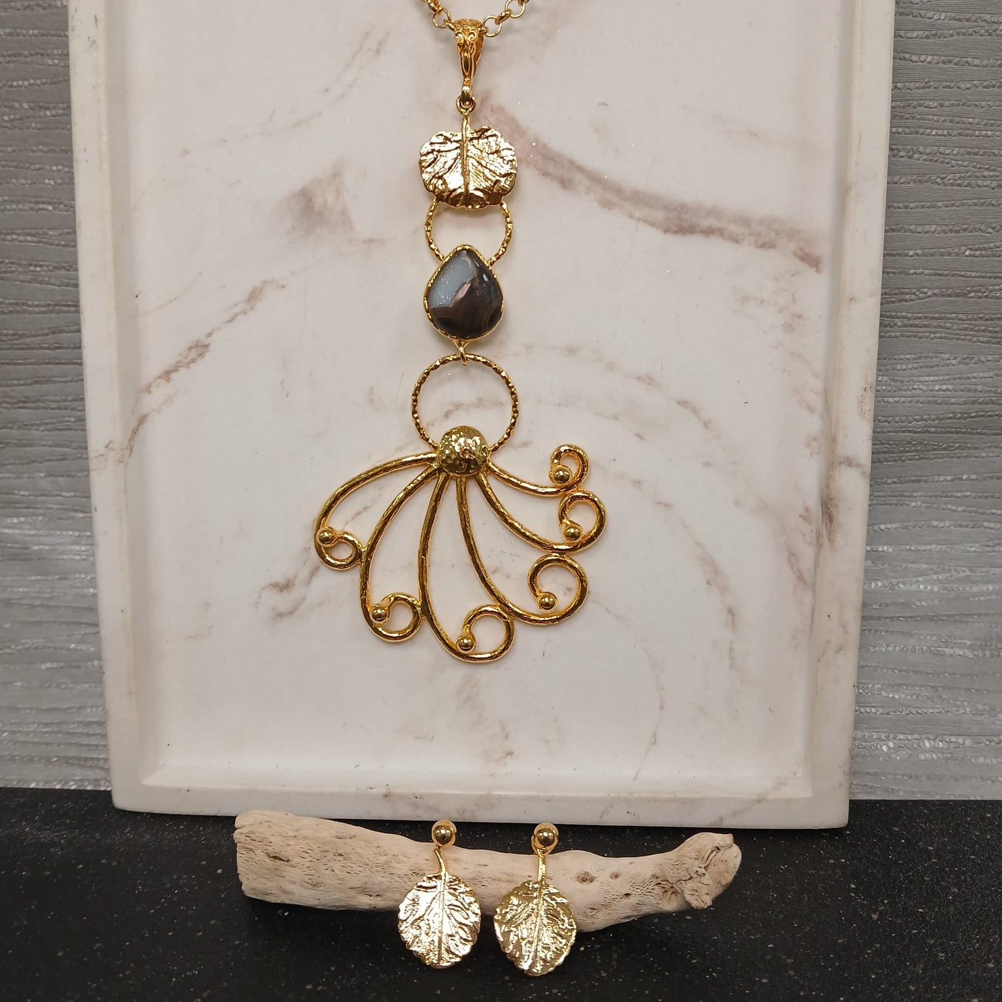 Dark Gray Natural Color 2pcs Set