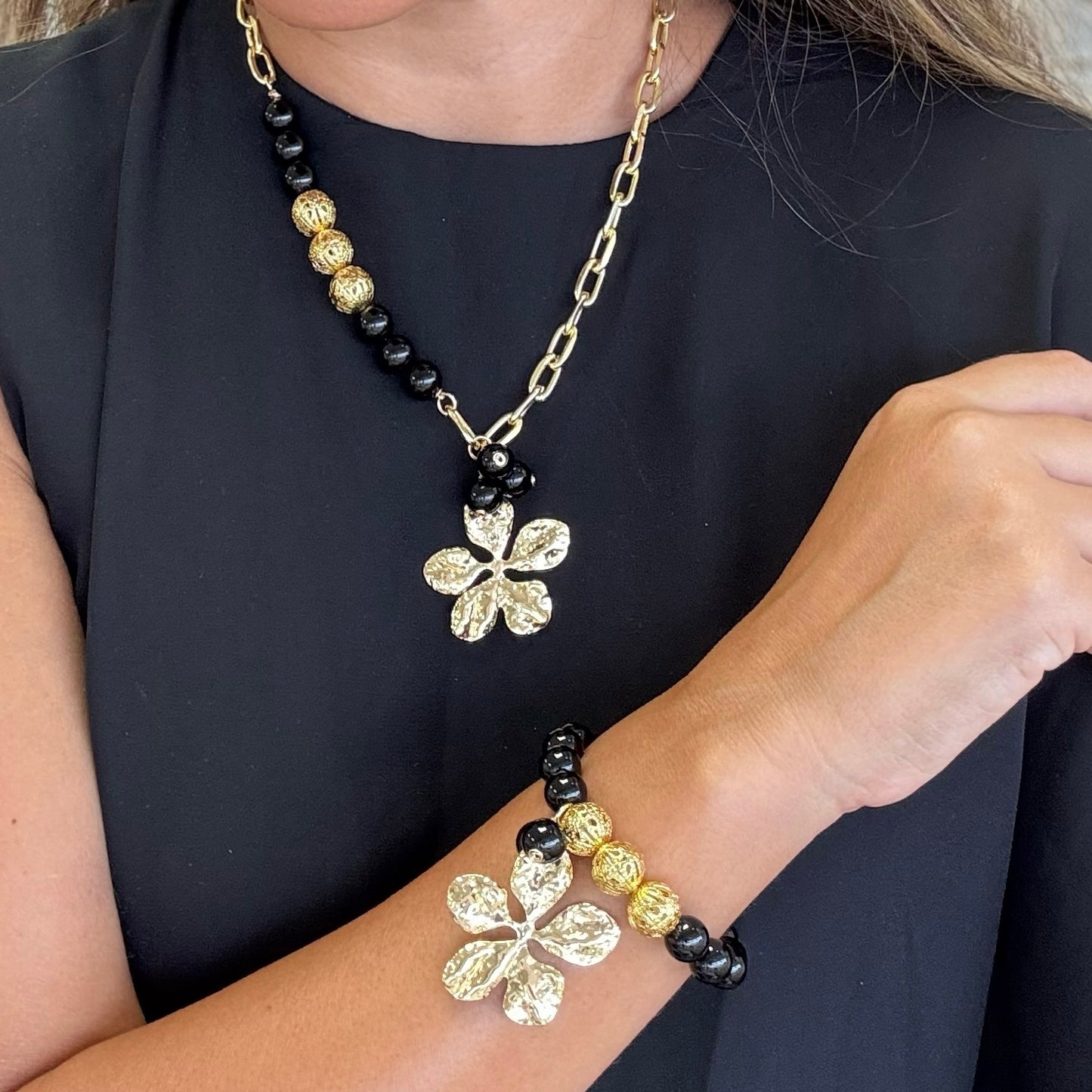 Onyx Flower Set