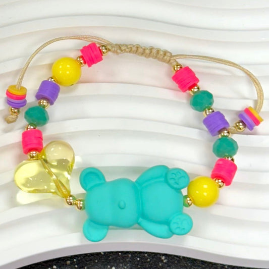 Turquoise Teddy Colorful Bracelet