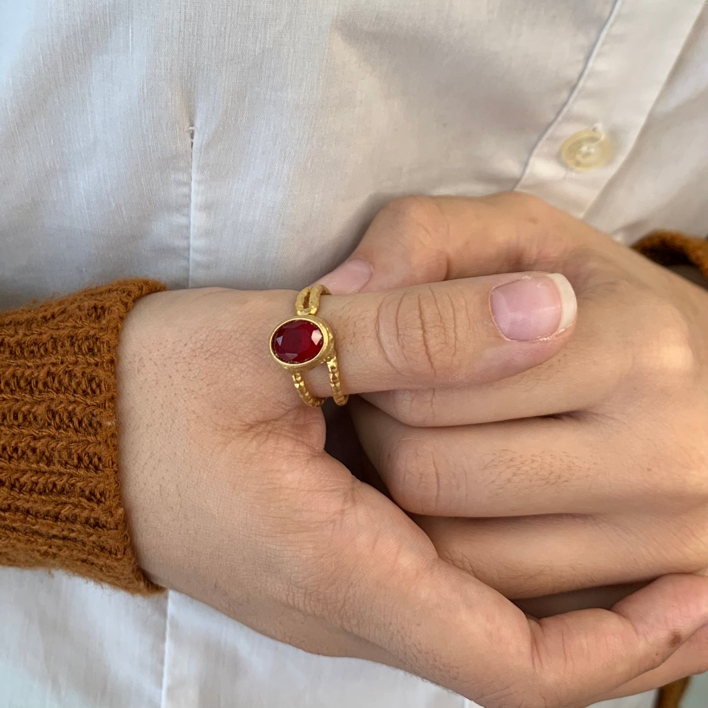 Ruby Gold Ring