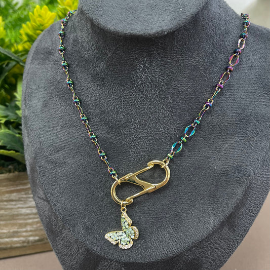 Litmus Chain With Green Butterfly