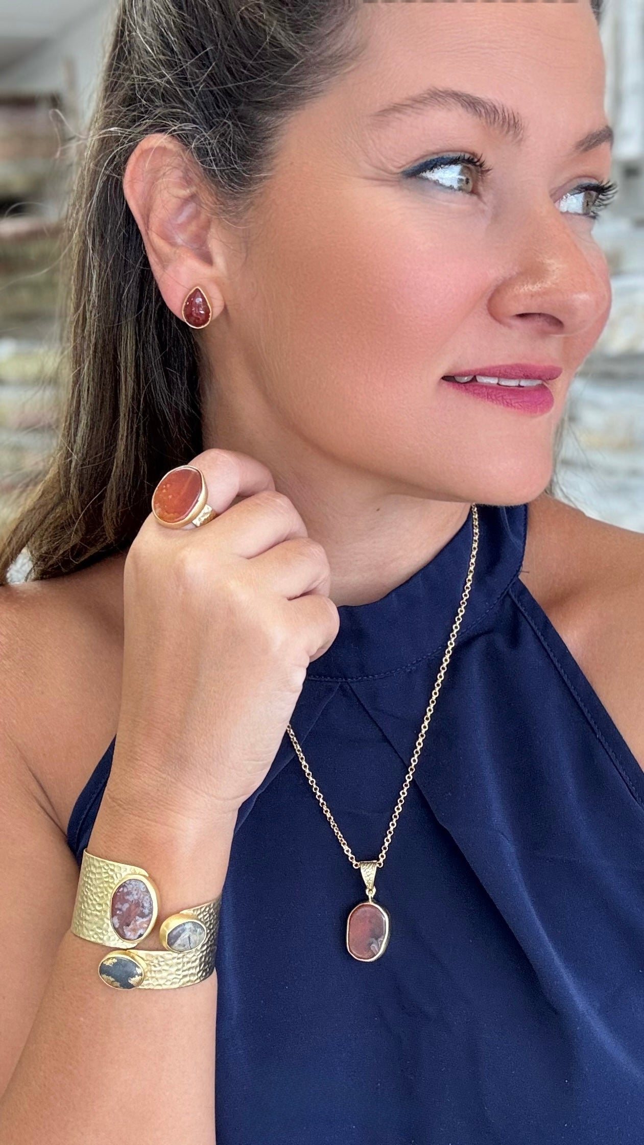 Natural Stones 4 Pcs Sets