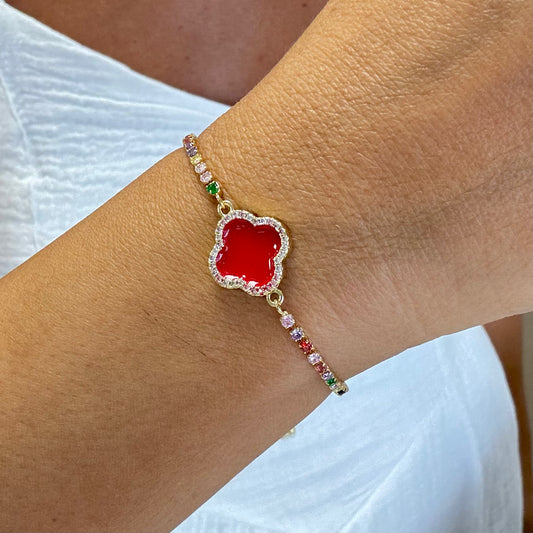 Red Clover Bracelet
