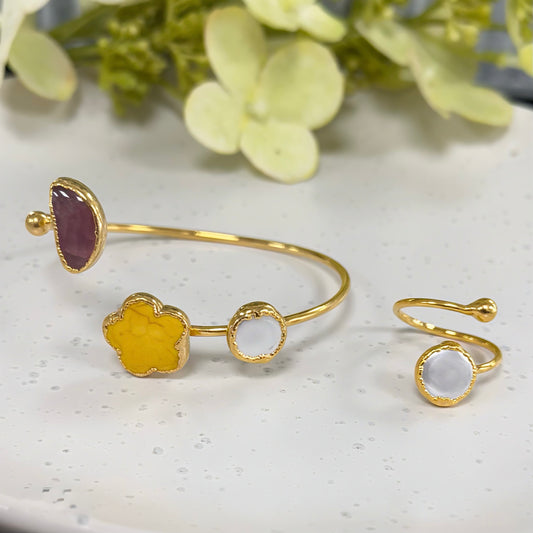 Mix colors clover 2pcs set